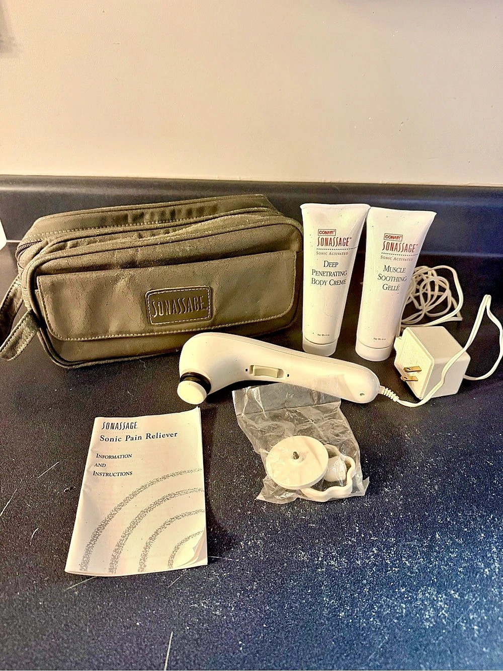 Conair Sonassage Sonic Pain Reliever Sonic Body Care Set